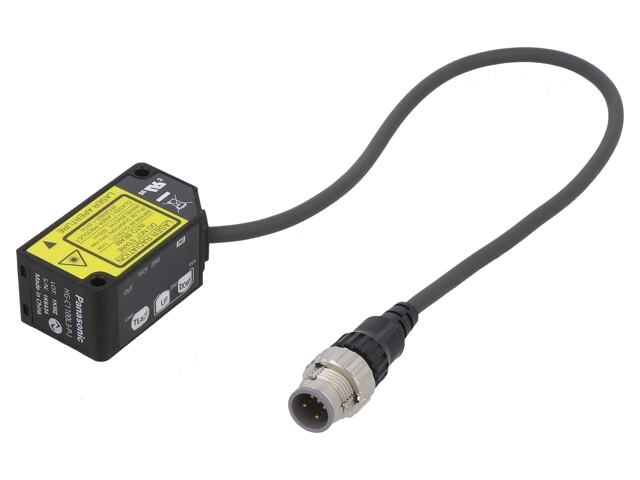 Sensor: afstanden; lasersensor; retro-reflectief; Bereik: 100mm Sensor: afstanden; lasersensor; retro-reflectief; Bereik: 100mm